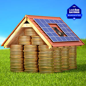 Get your home solar savings guaranteed with LookSee